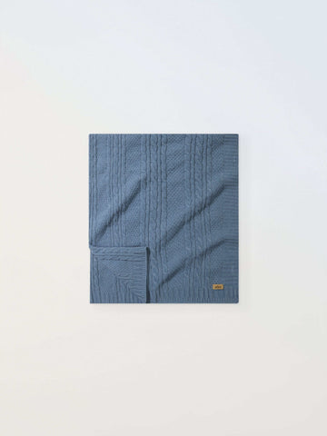Knit Blanket - Blue