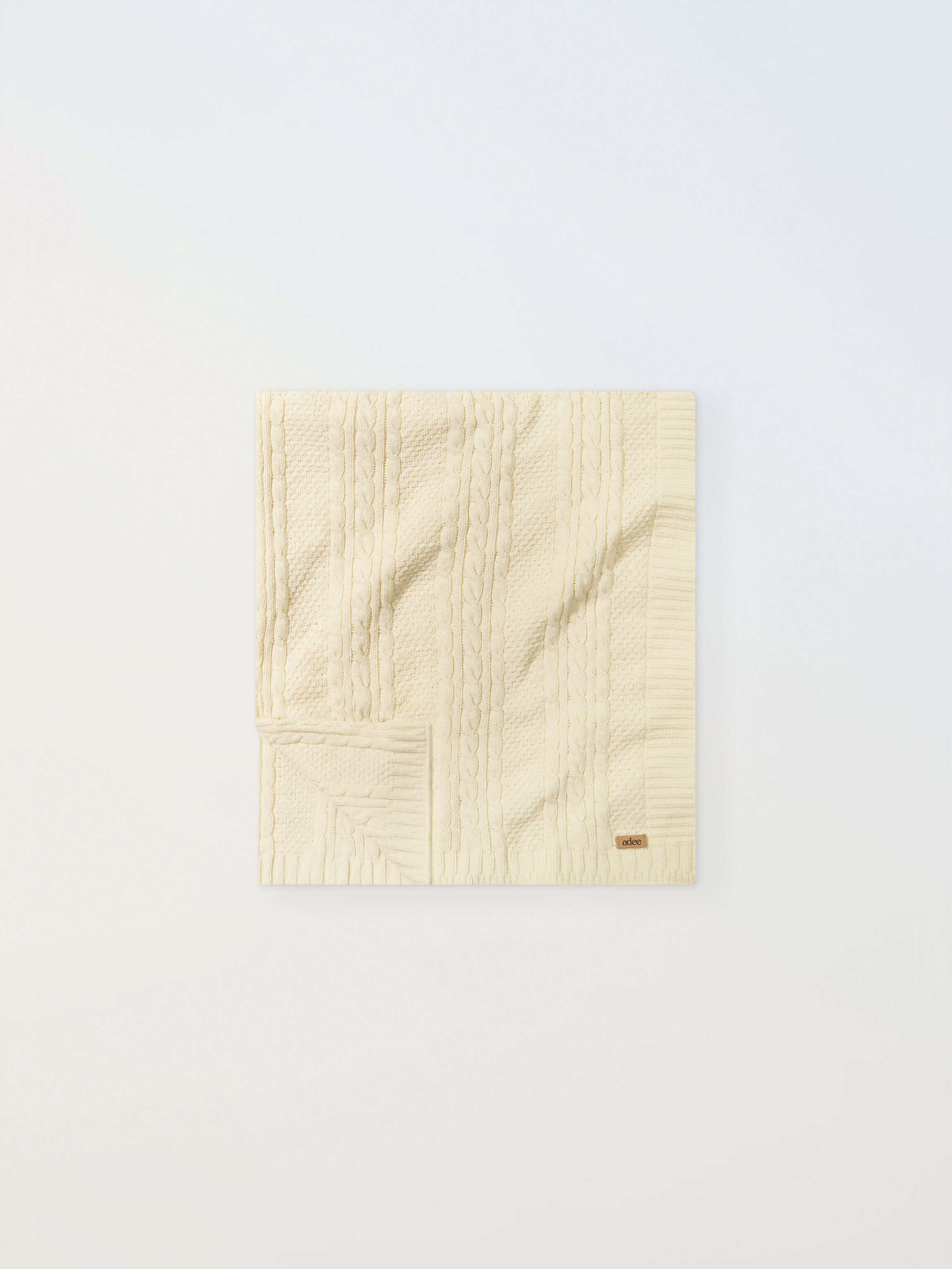 Knit Blanket - Cream