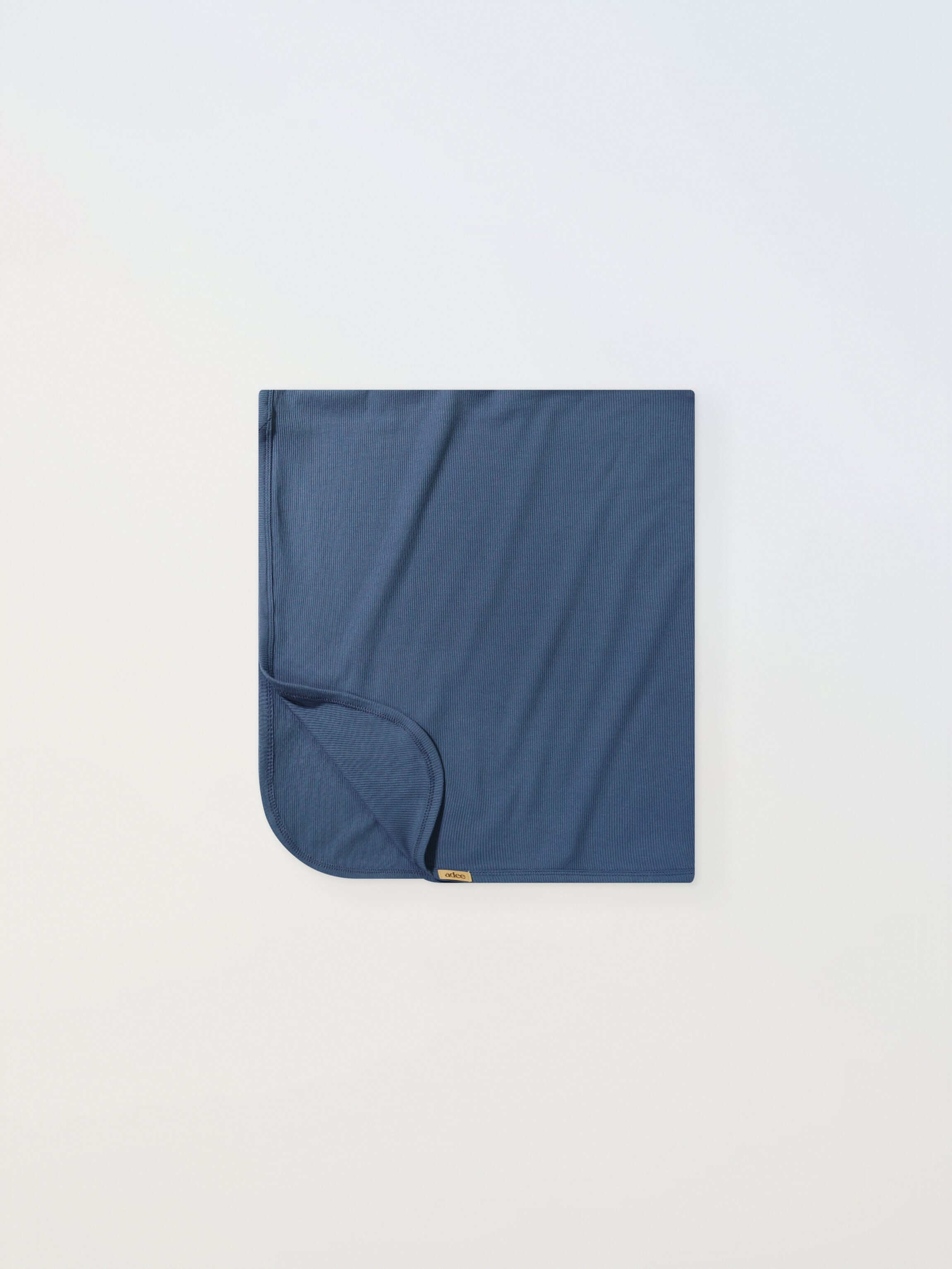 Thin Ribbed Blanket - Blue