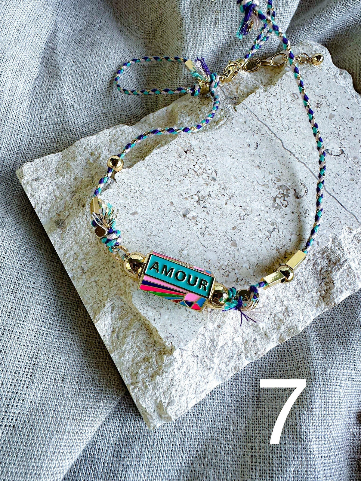 Enamel Barrel Necklace