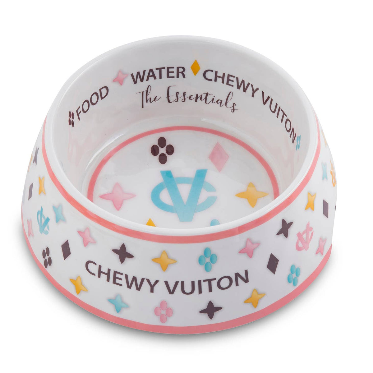 Small Cute Pastel Pattern Dog Bowl