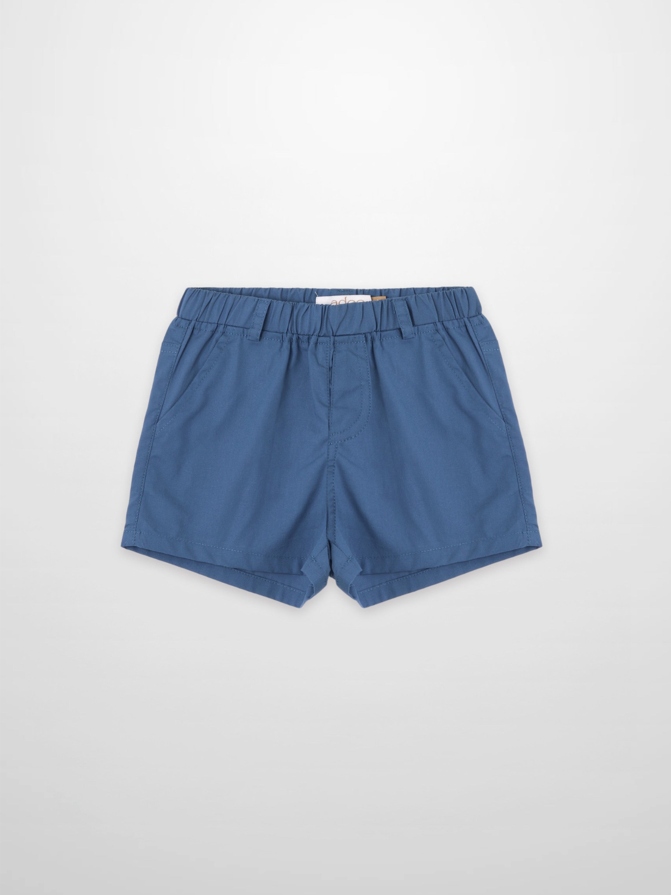 Blue Cotton Shorts