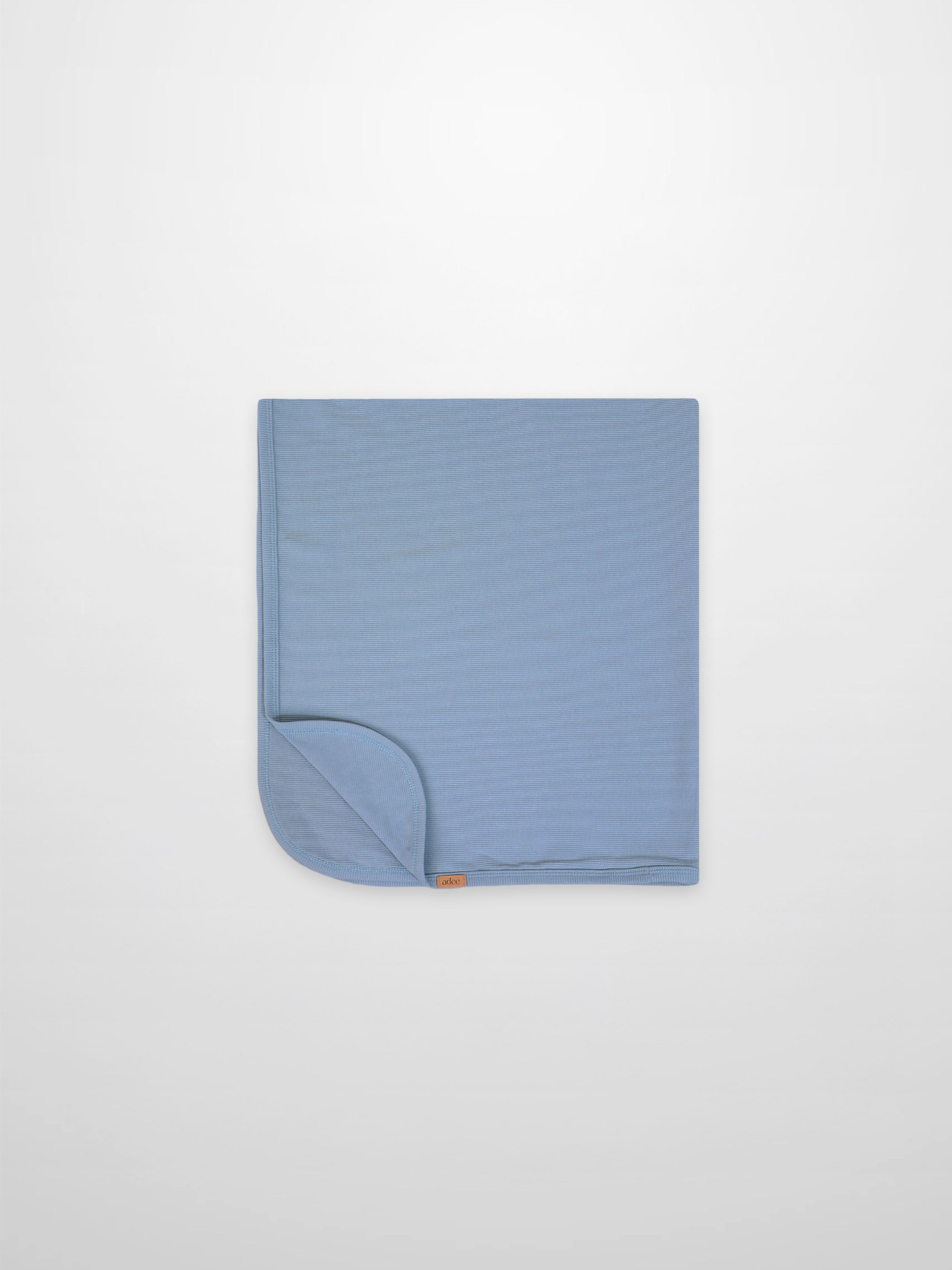 Thin Ribbed Blanket - Blue