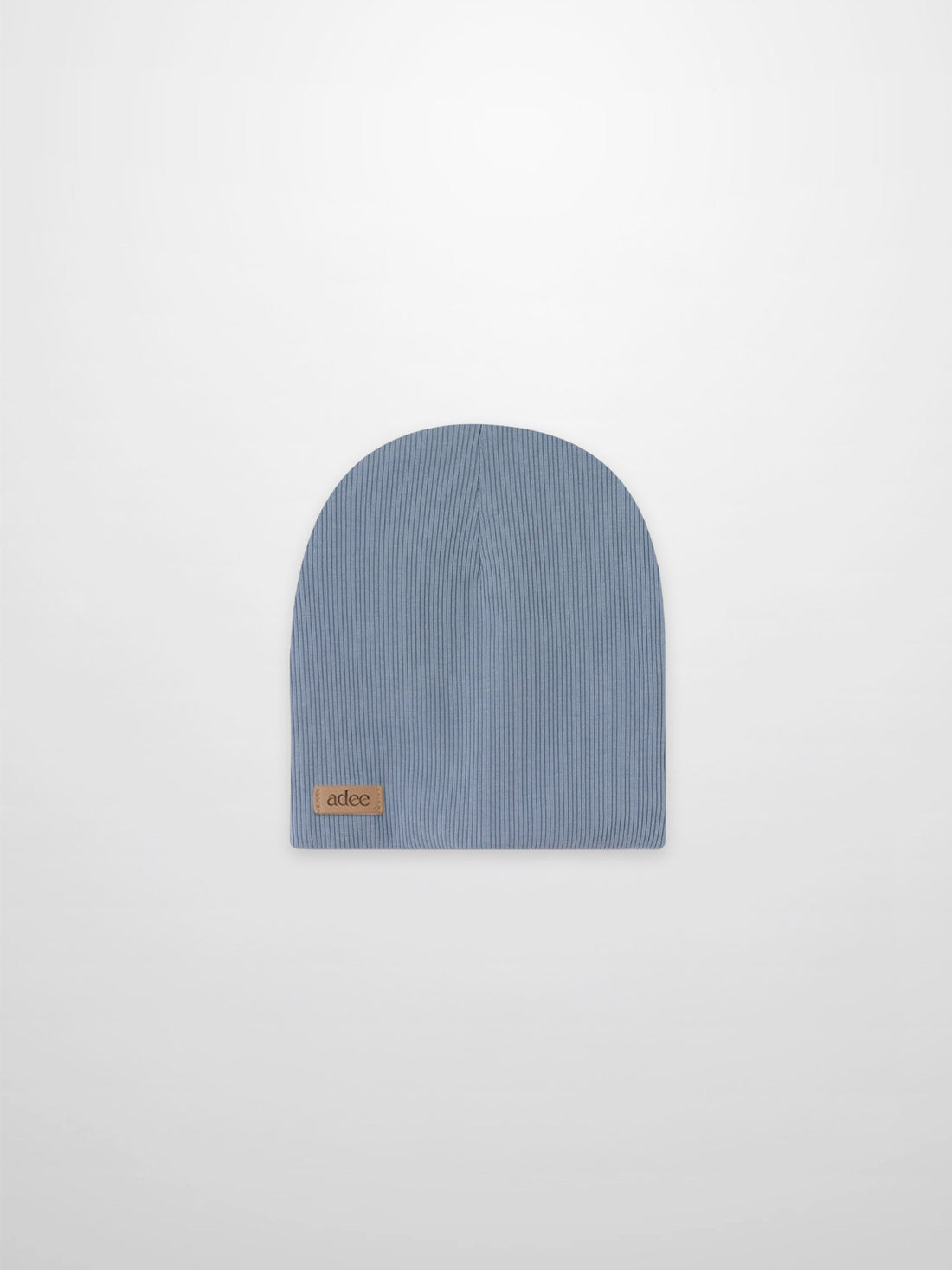 Thin Ribbed Beanie - Light Blue