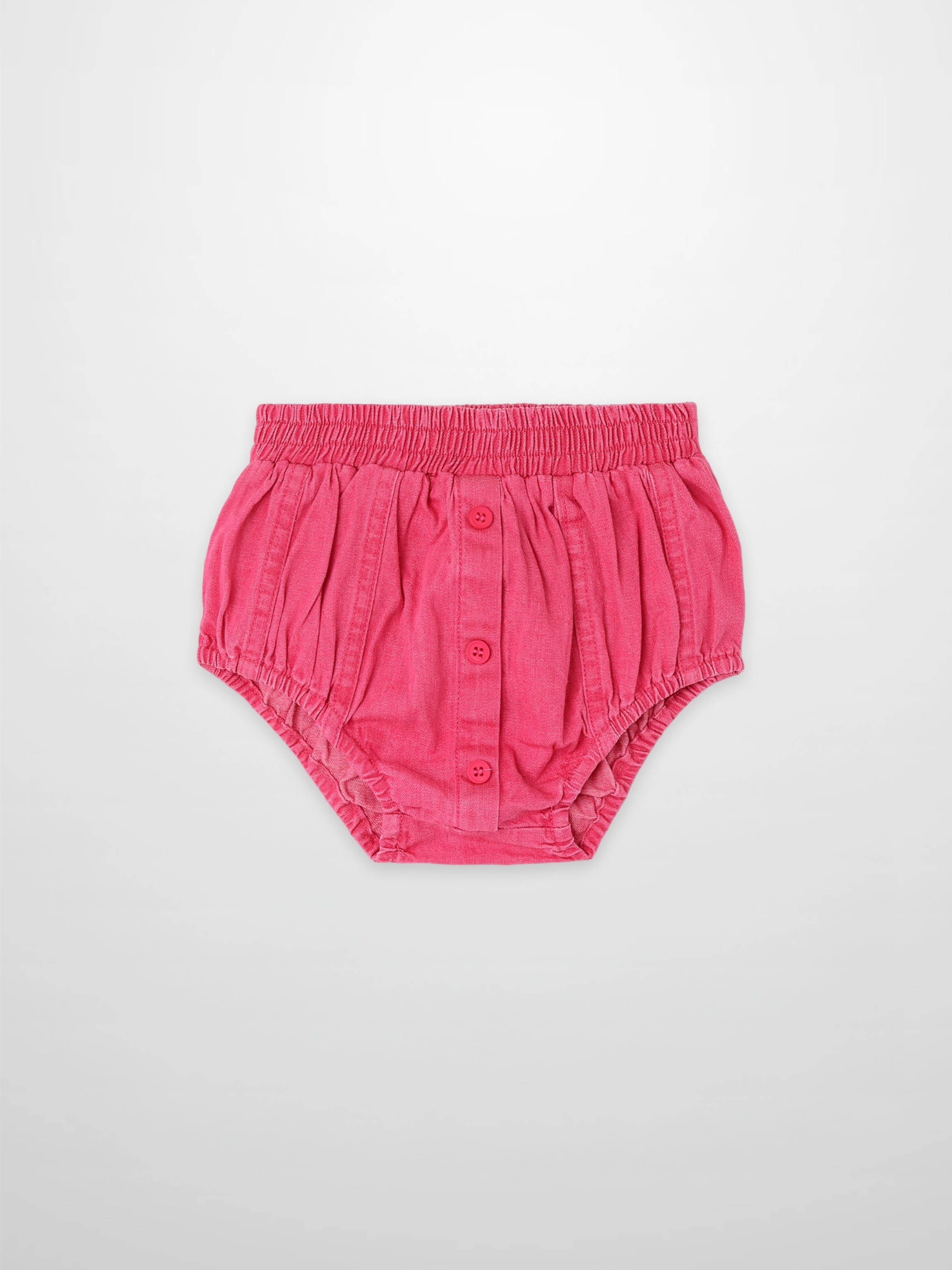 Paneled Bloomers - Pink Denim