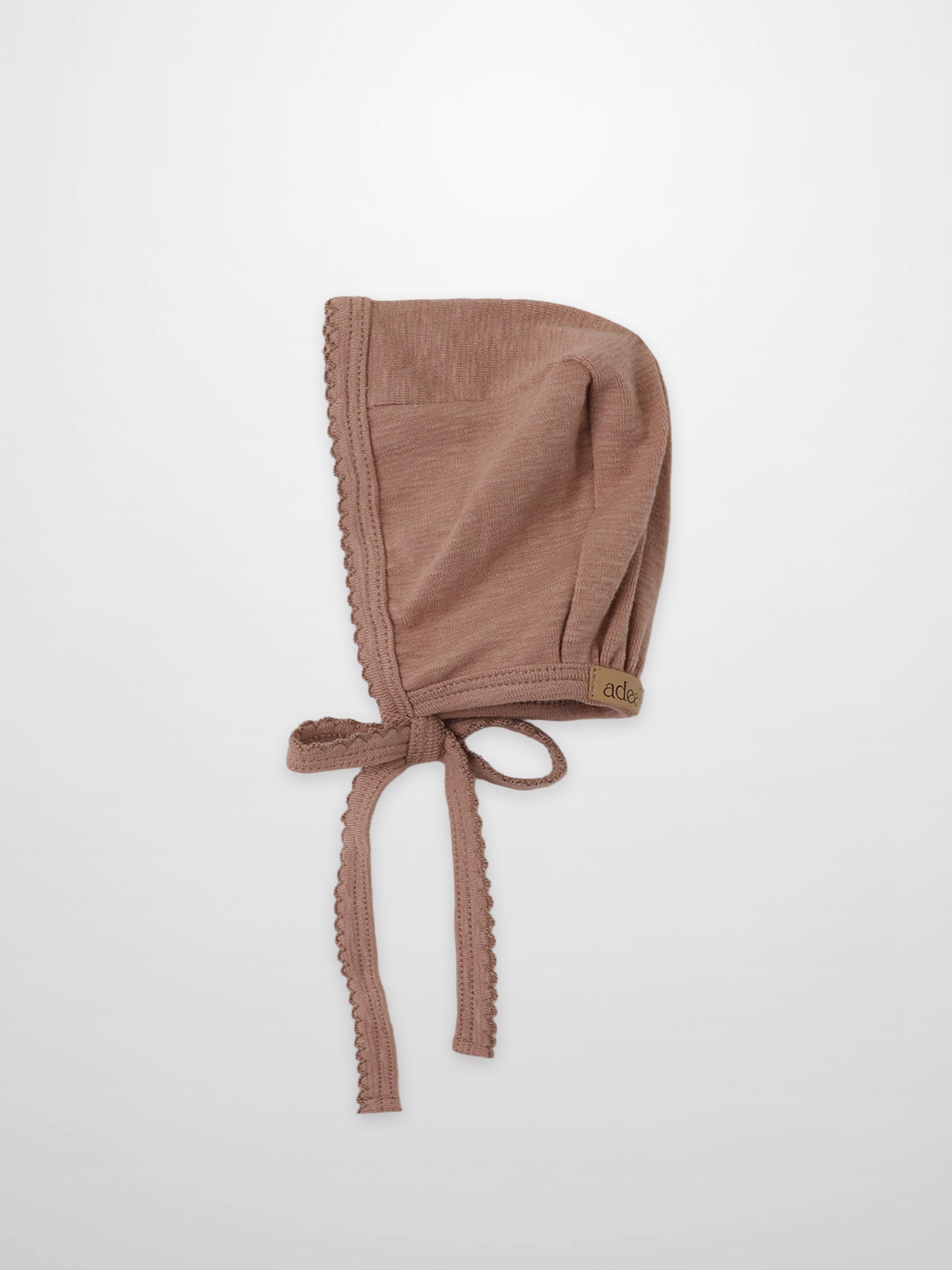 Pink Scalloped Bonnet