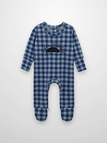 Blue Gingham Stretchy