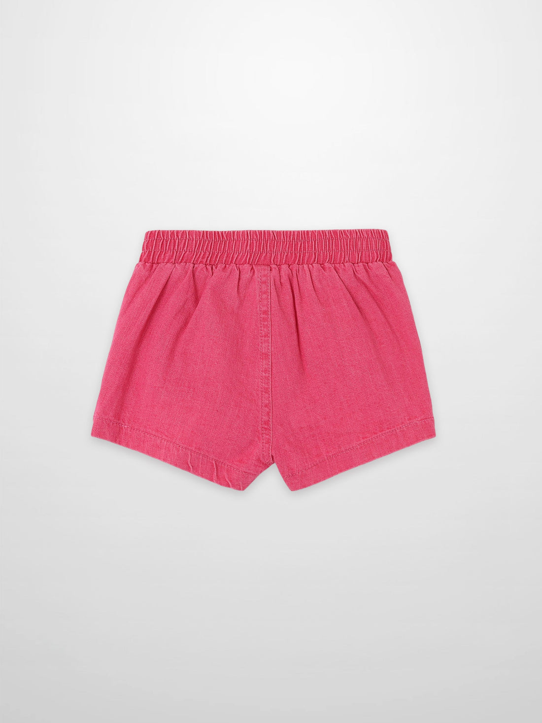 Paneled Shorts - Pink Denim