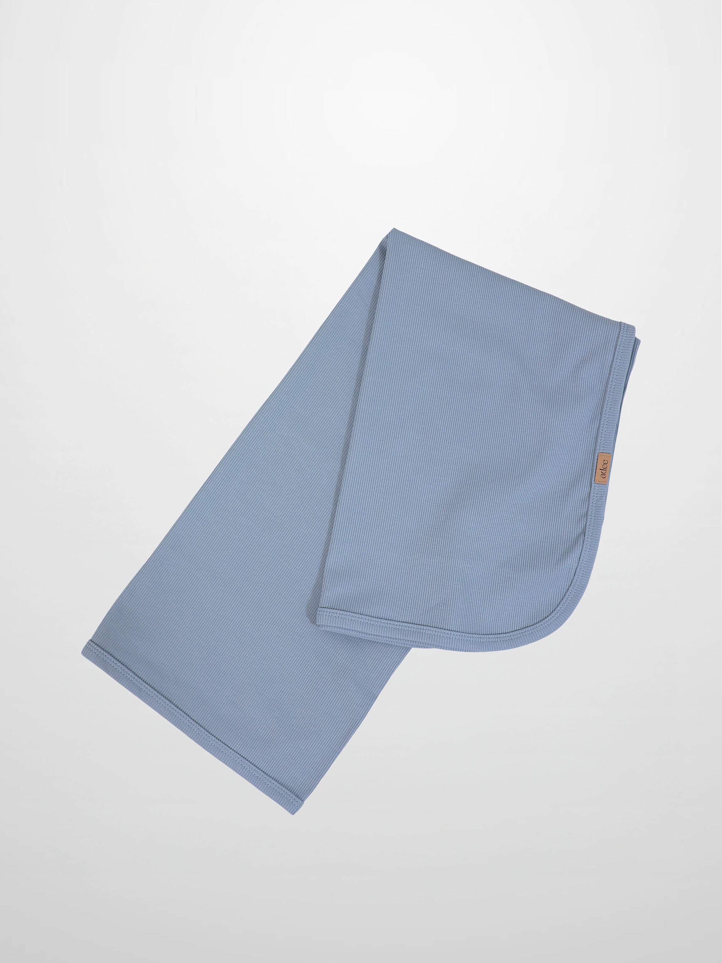 Thin Ribbed Blanket - Blue