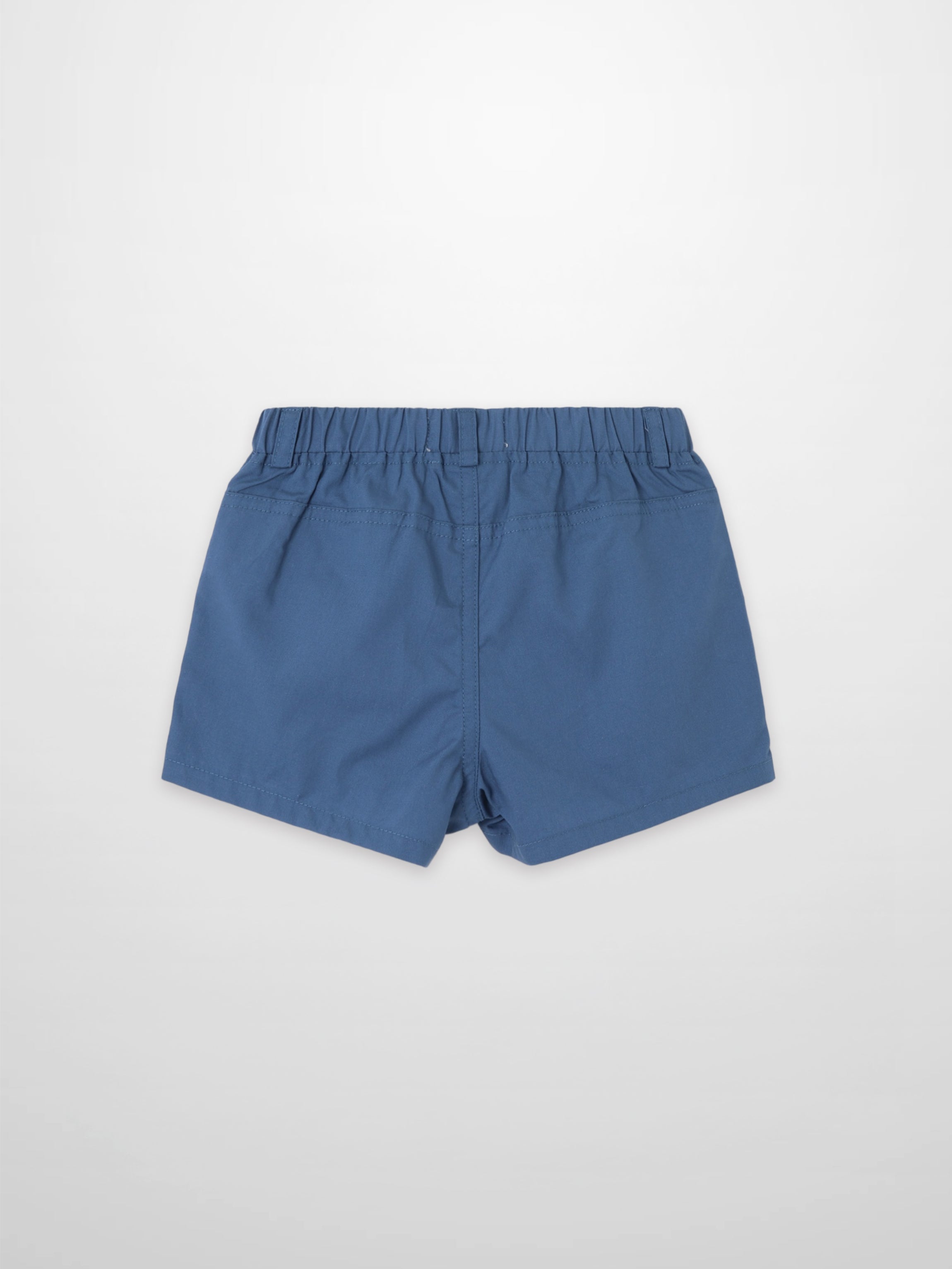 Blue Cotton Shorts