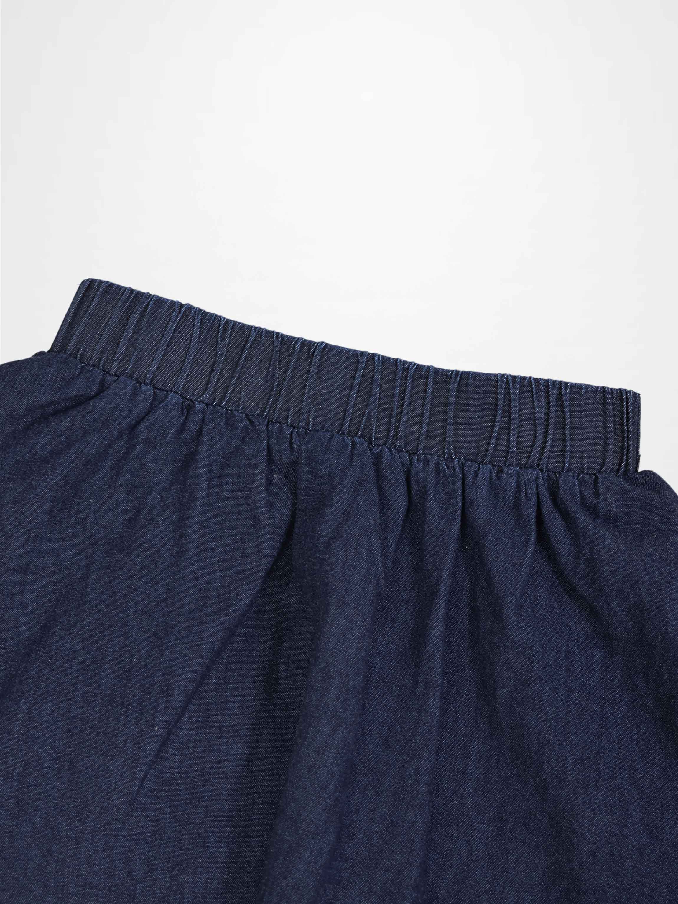 Circle Skirt- Dark Denim
