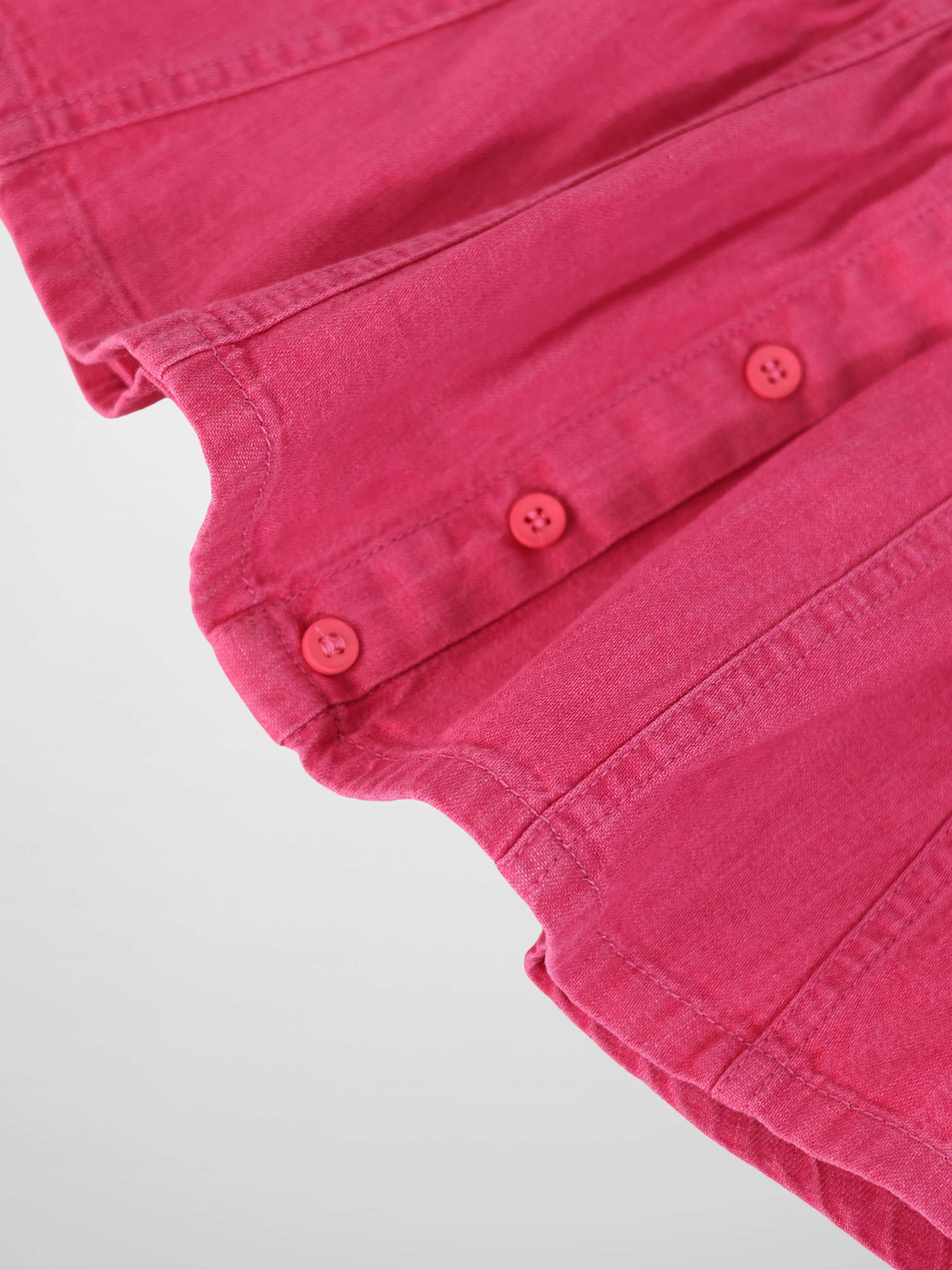 Paneled Skirt - Pink Denim