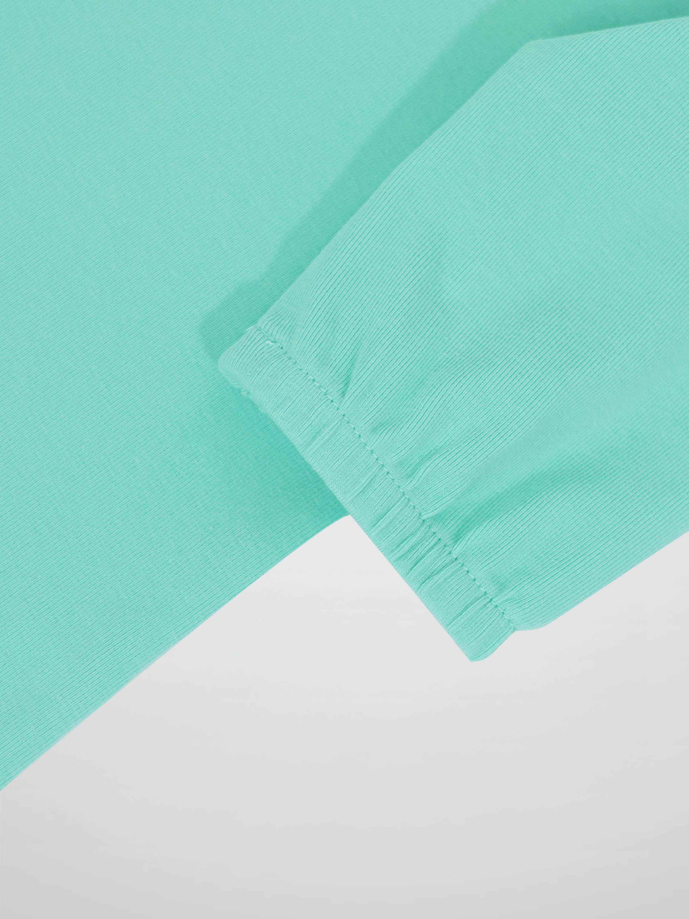 3/4 Puff Sleeve T-shirt - Mint Green
