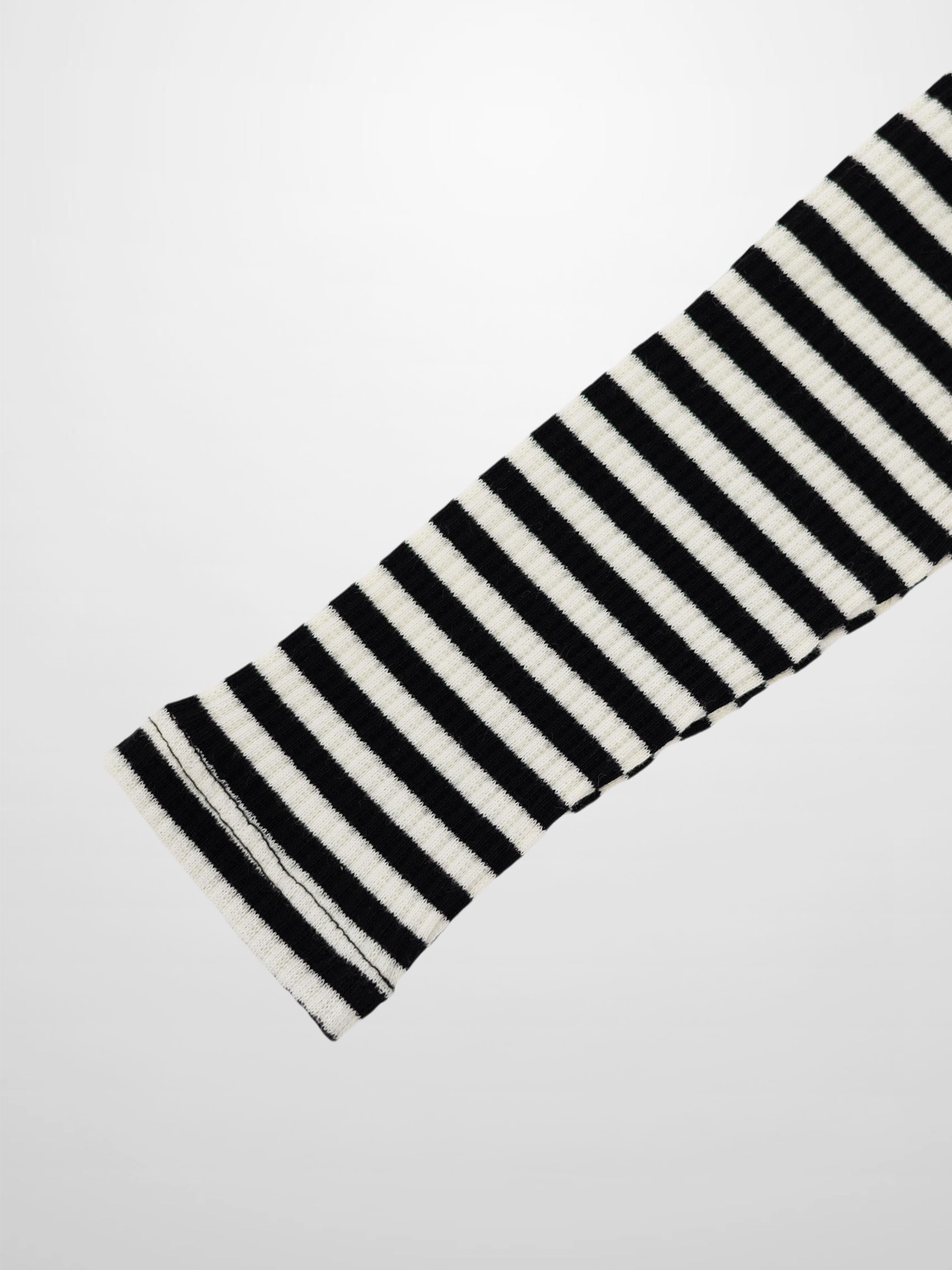 Striped Legging Set - Black & White