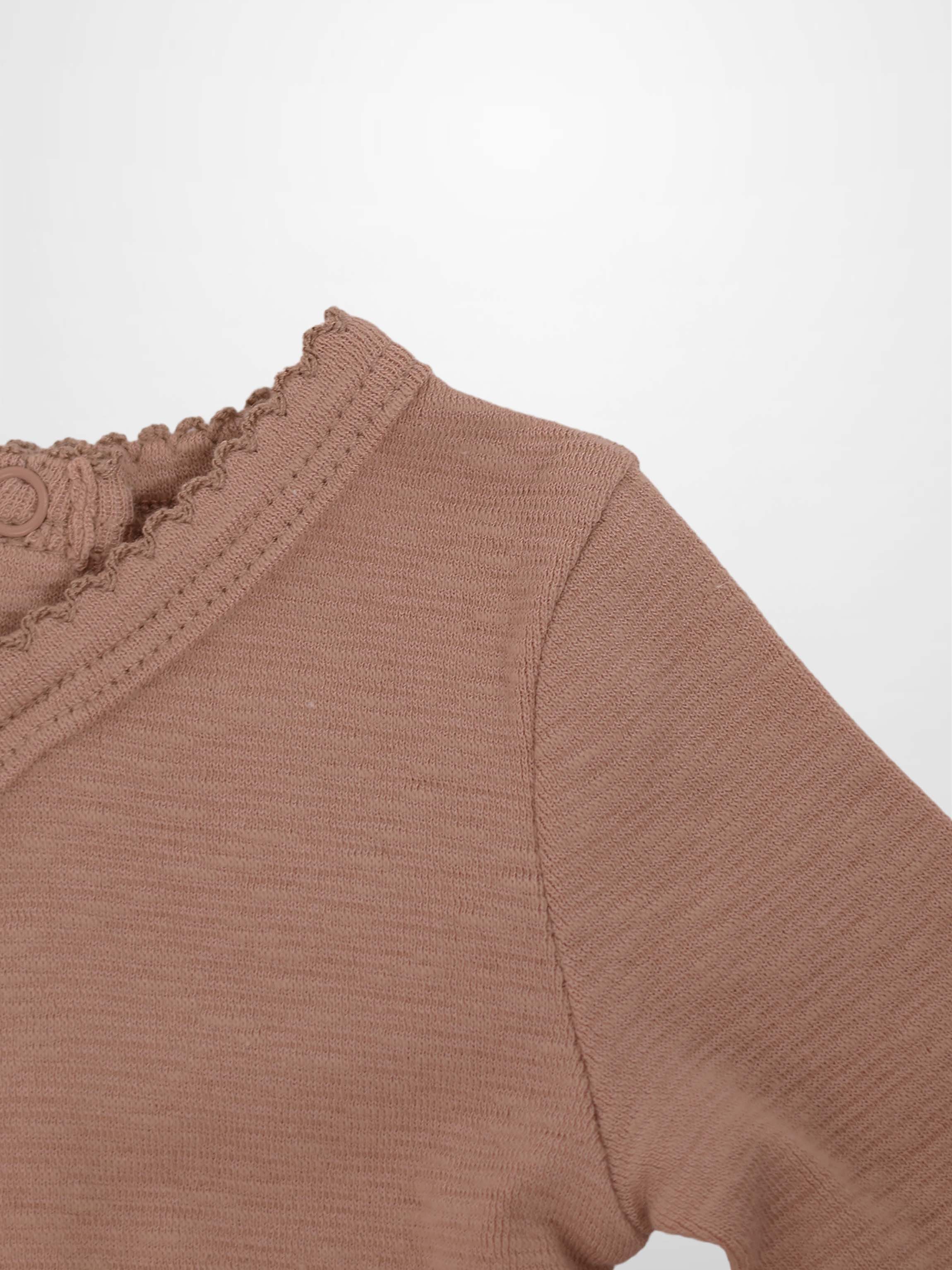 Pink Scalloped Stretchy