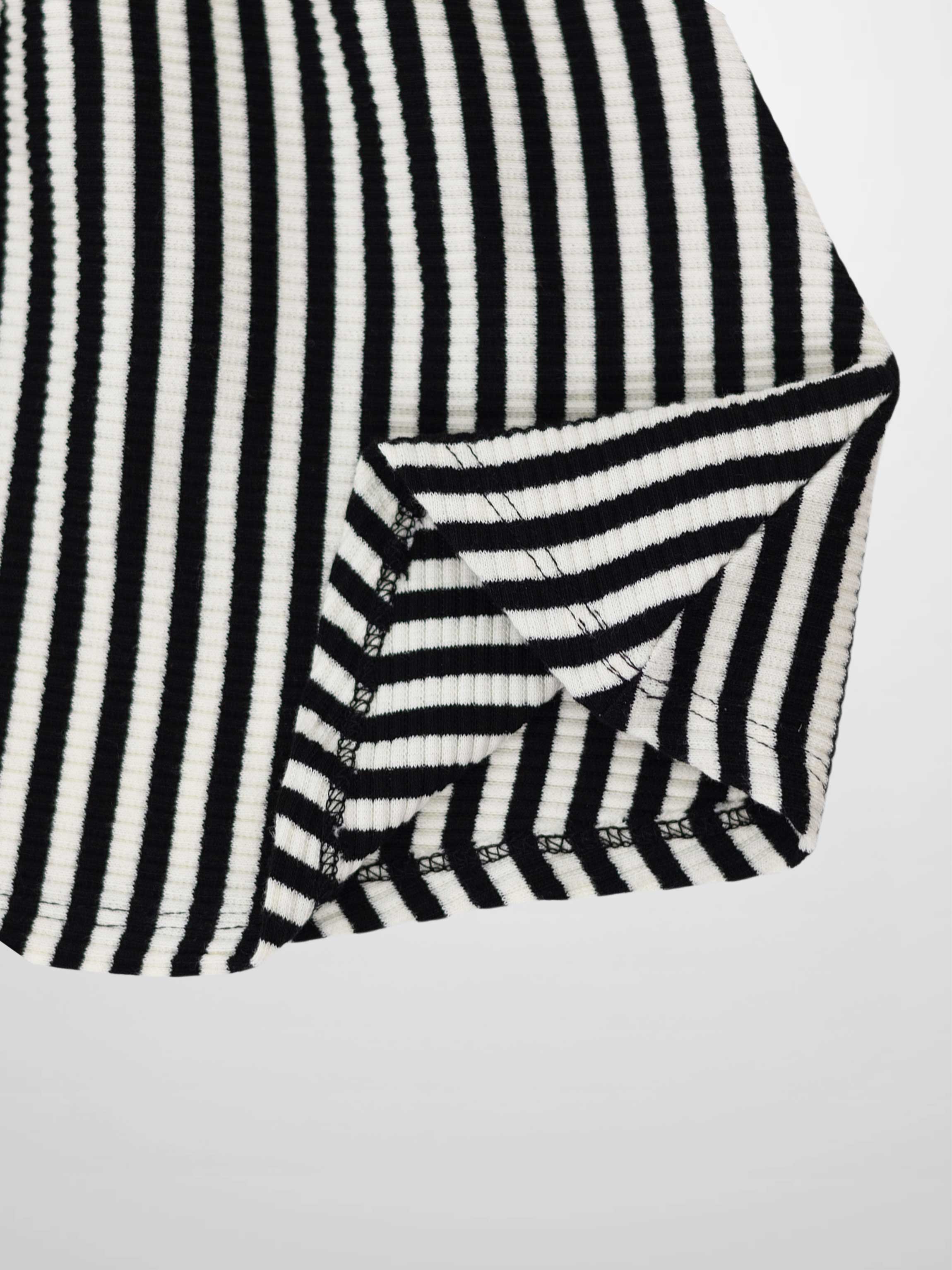 Striped Skirt - Black & White