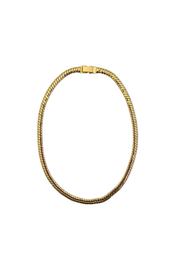 Wide Snake Chain - Gold