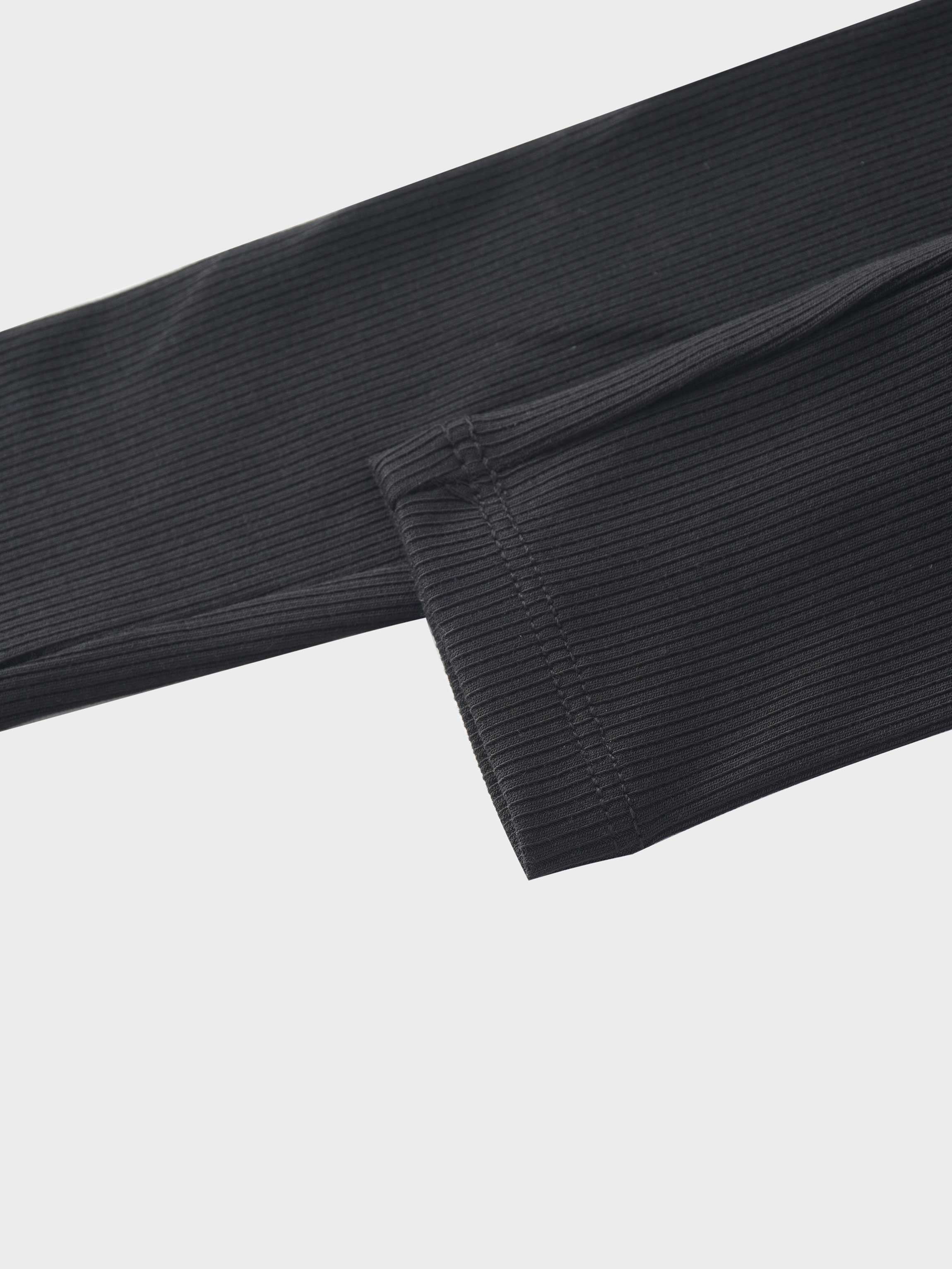 Ribbed Legging-Black