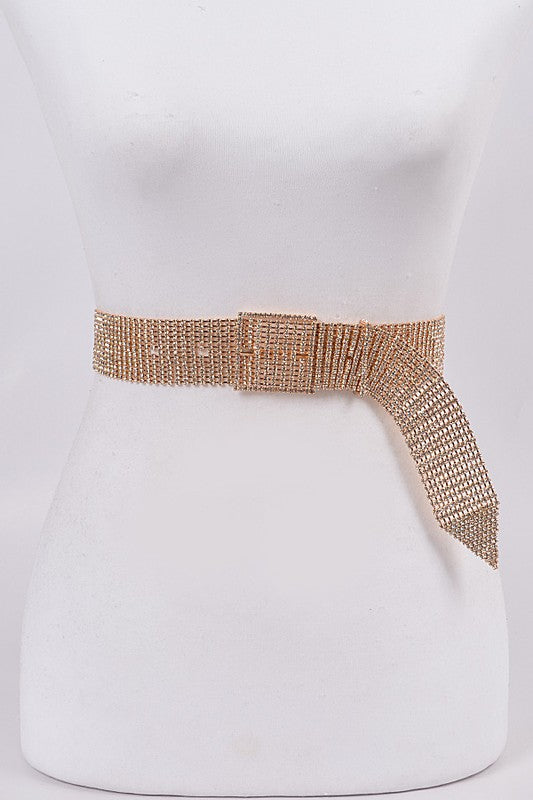 Thick Rhinestone Belt