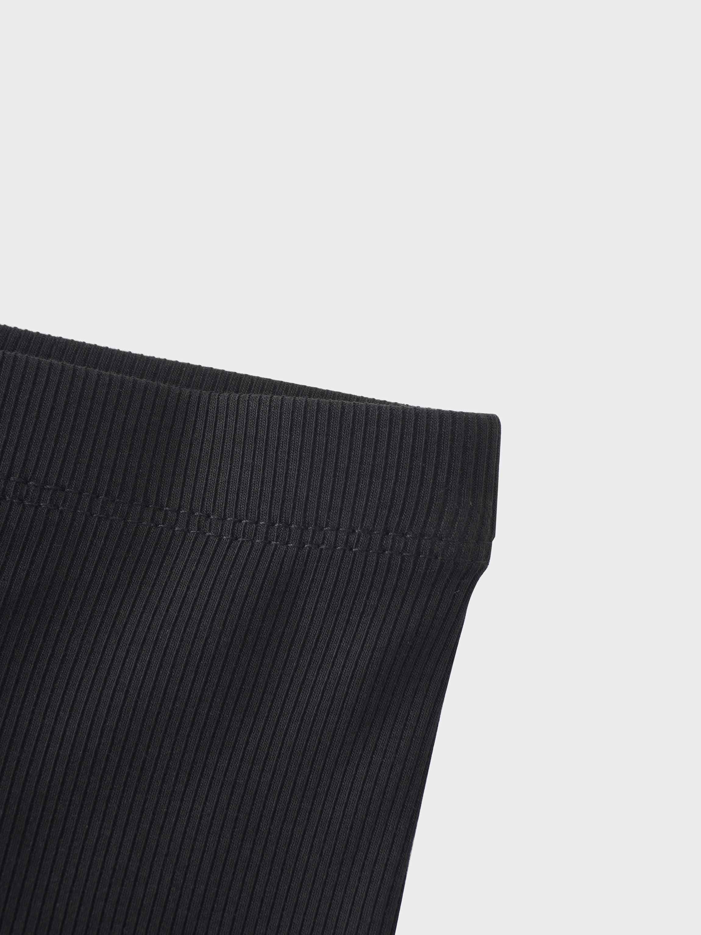 Ribbed Legging-Black