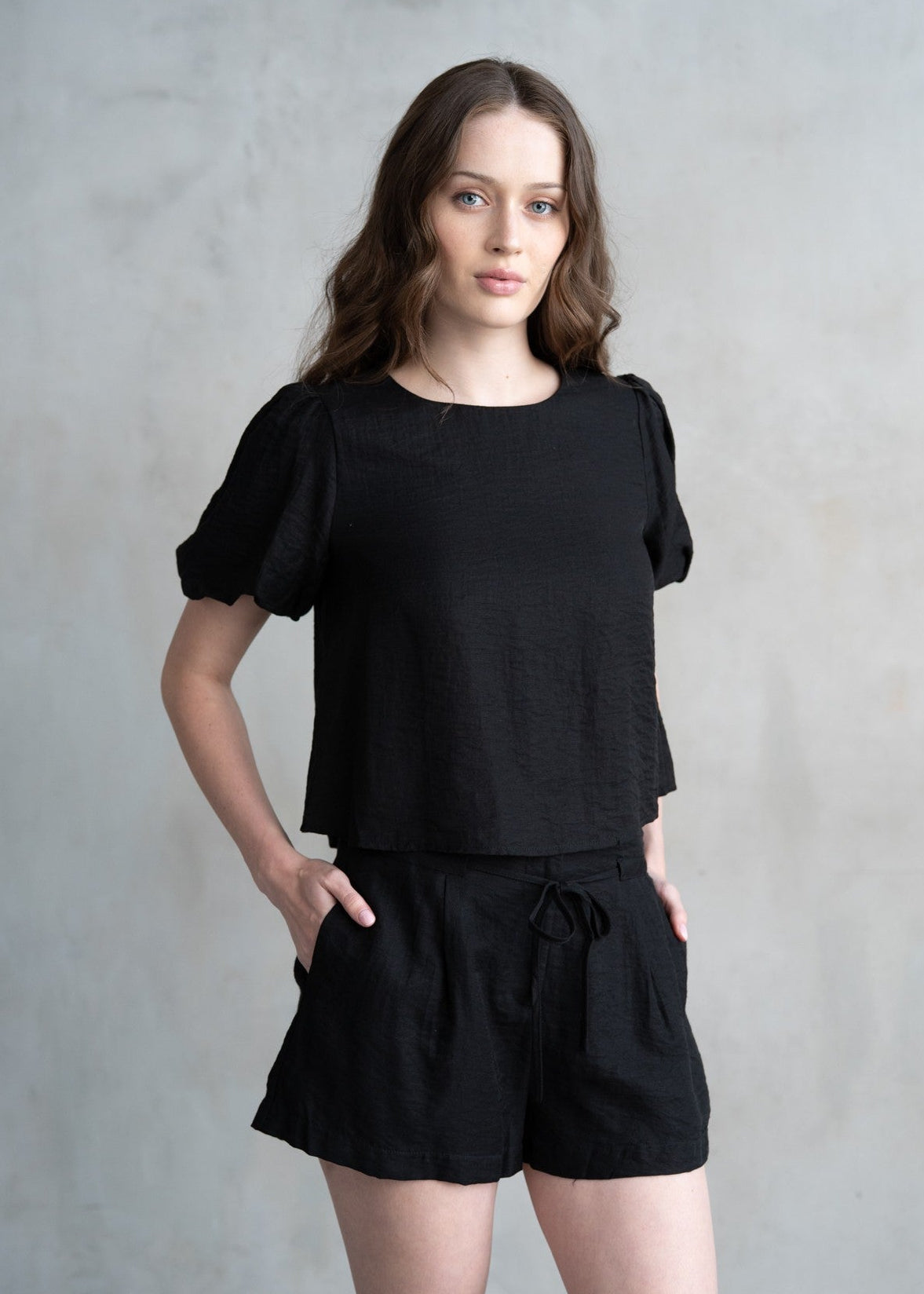 GIANNA PUFF SLEEVE T-SHIRT