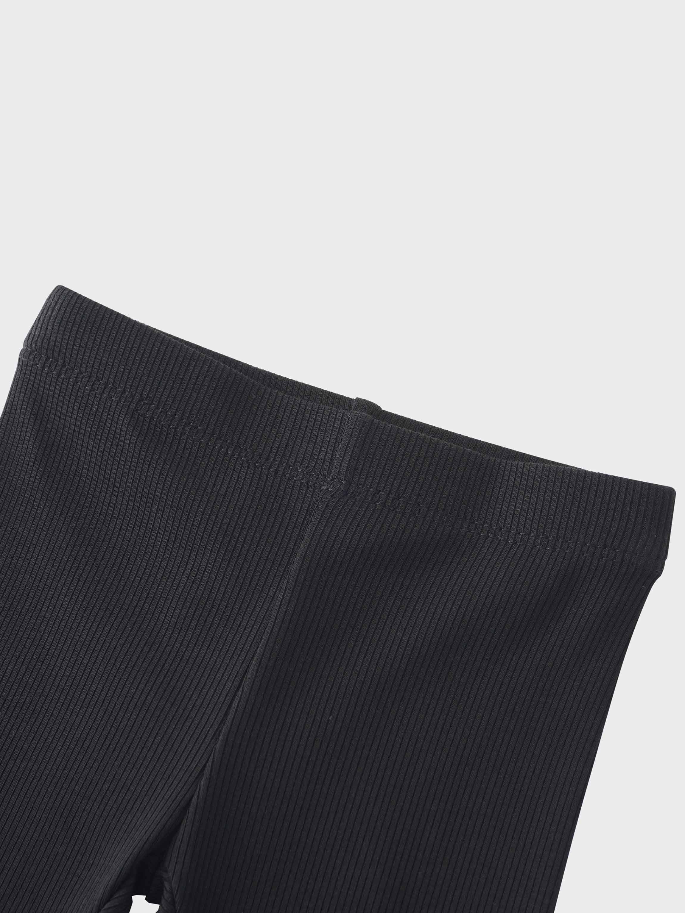 Ribbed Legging-Black