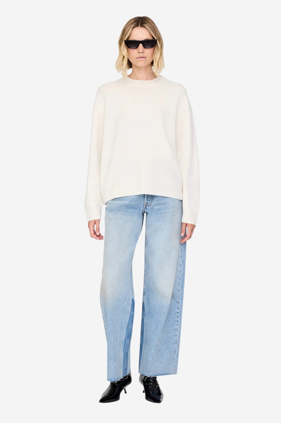 Lee Crew Sweater - Cream