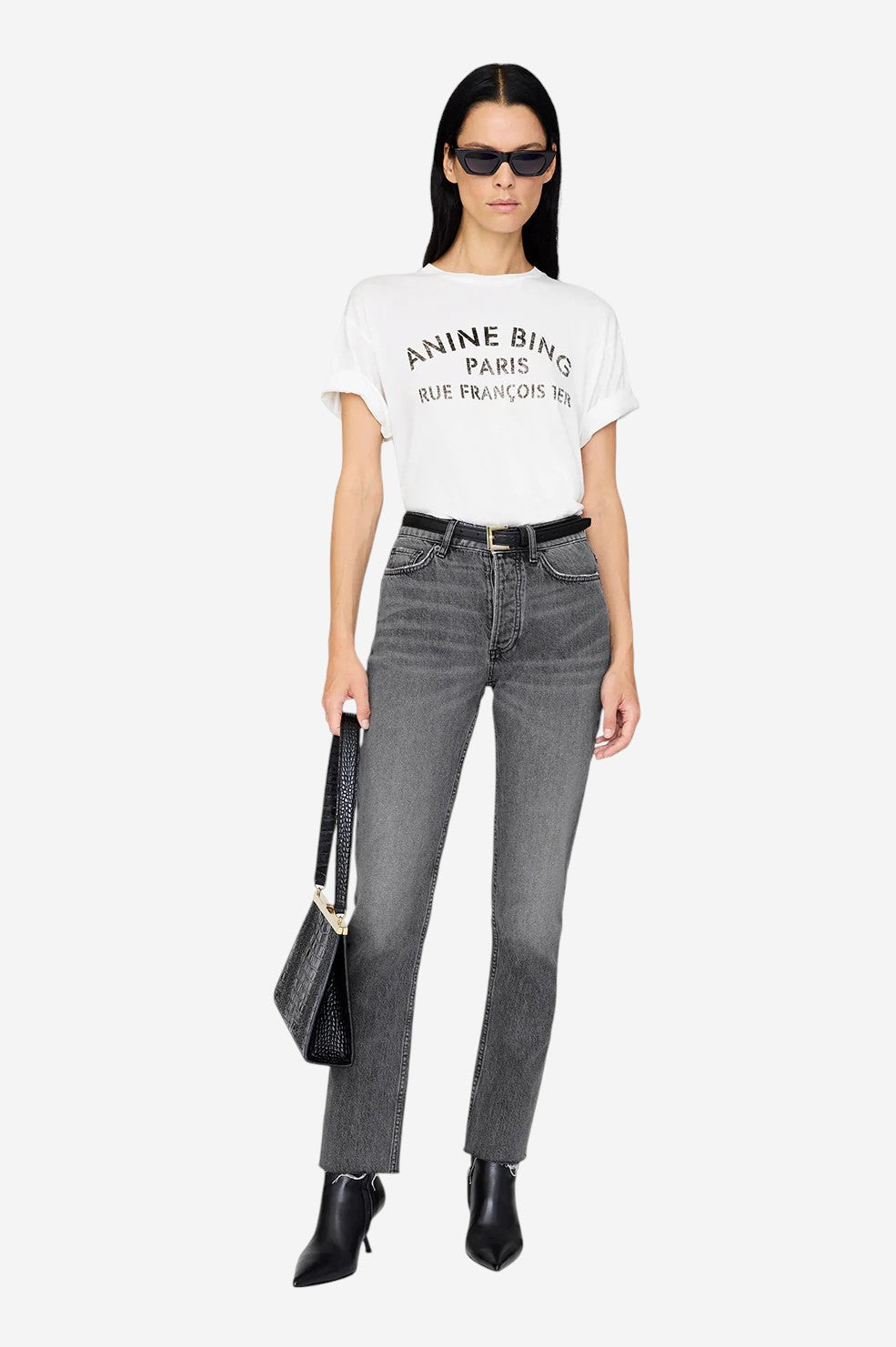 Cohen Tee Paris Stencil - Ivory