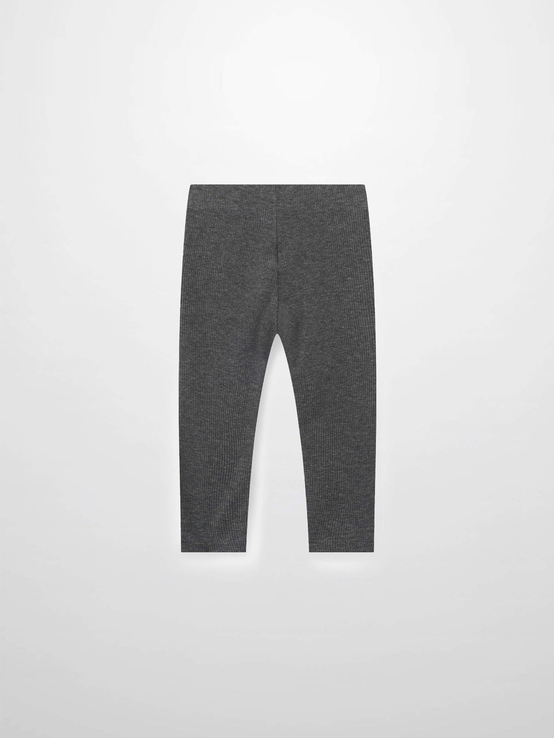 Ribbed Legging-Heather Grey