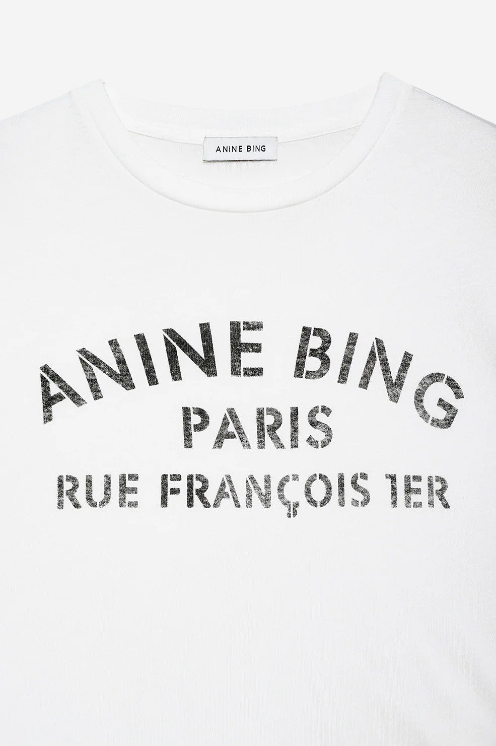 Cohen Tee Paris Stencil - Ivory