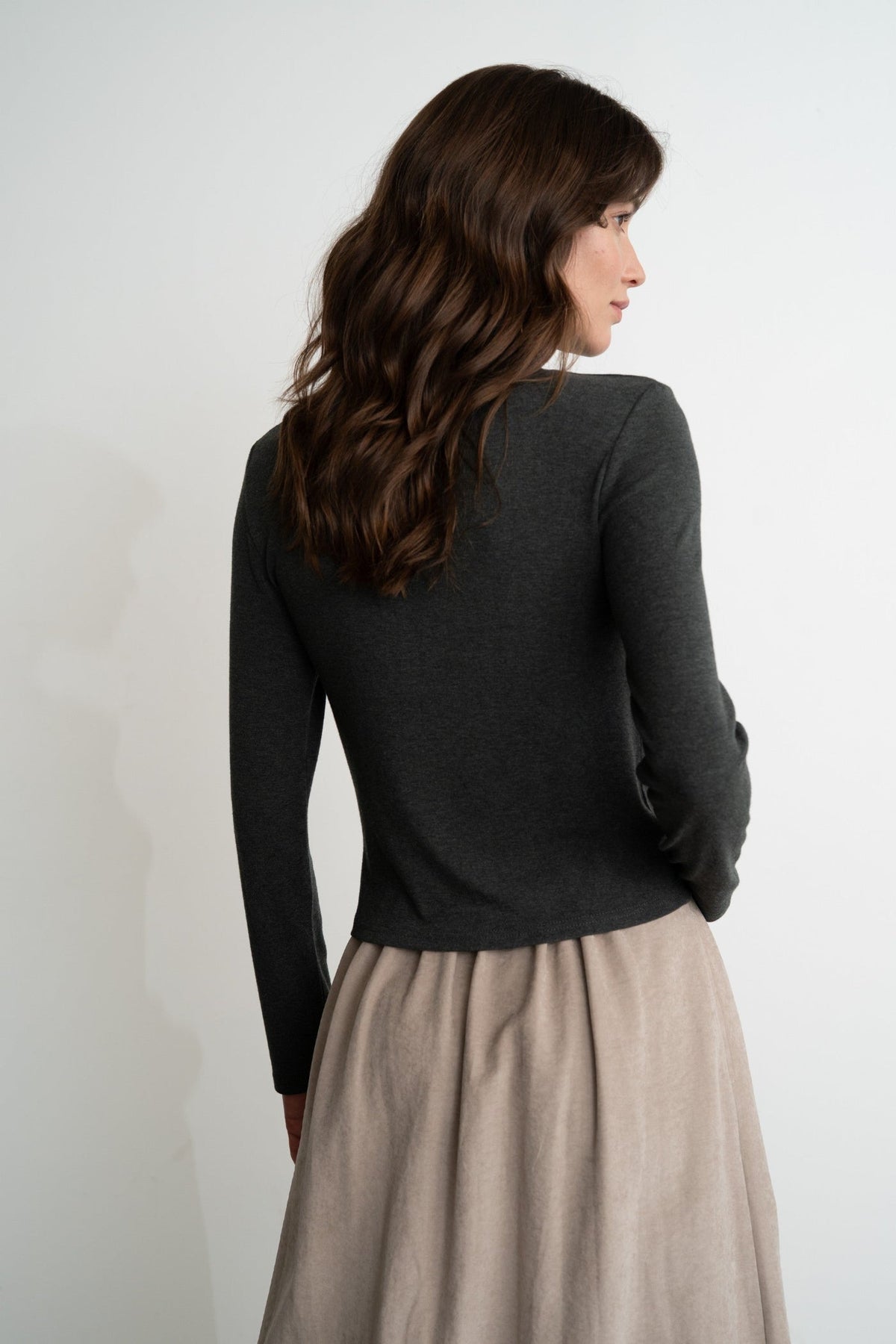 ALLIE MOCK NECK TOP