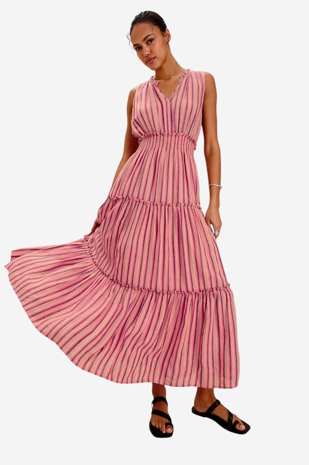 Loulou Dress - Cabana Stripe