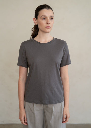 ELLA RAW EDGE T-SHIRT
