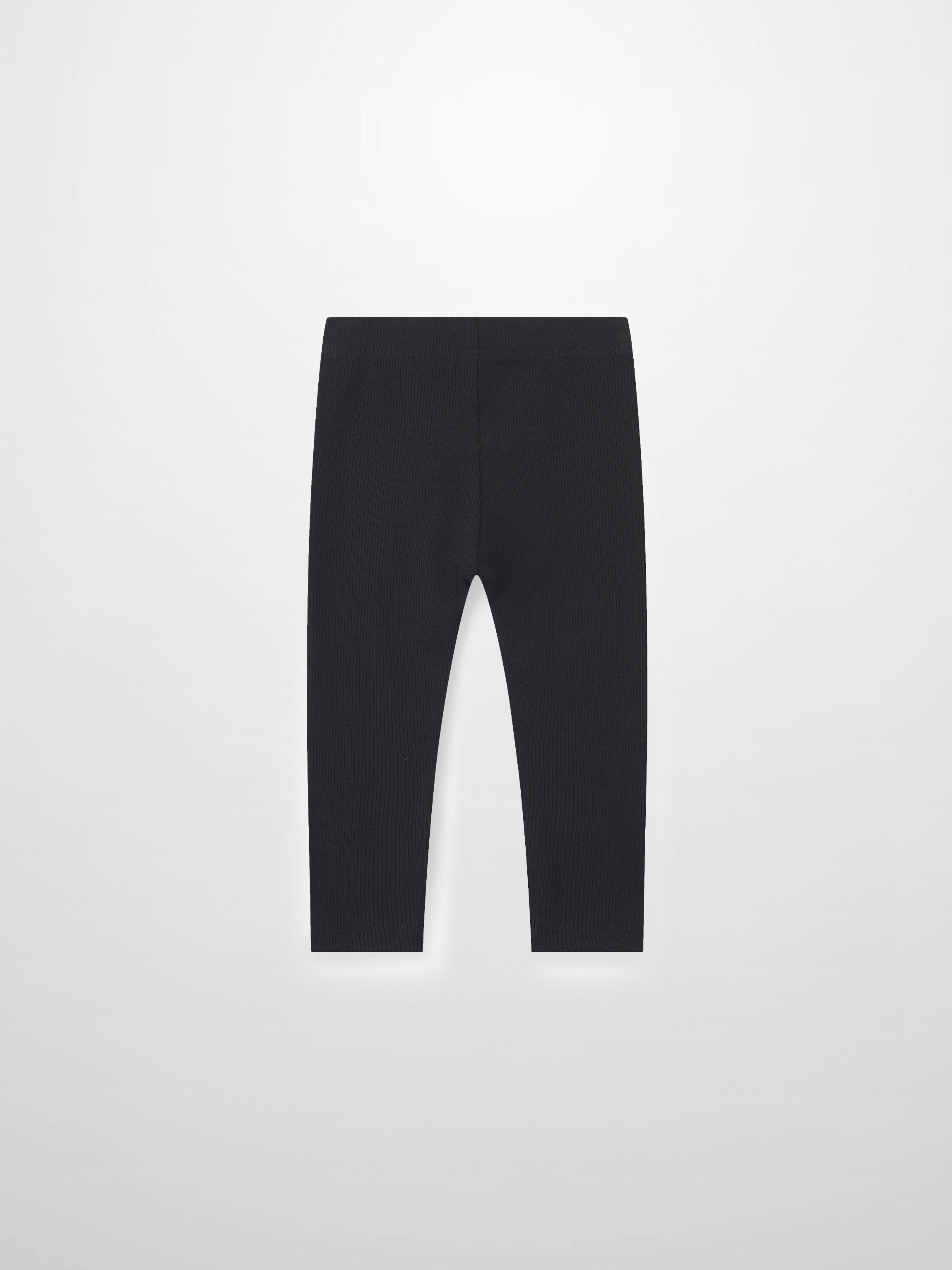 Ribbed Legging-Black