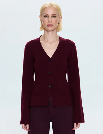 Aeron Cardigan, Claret