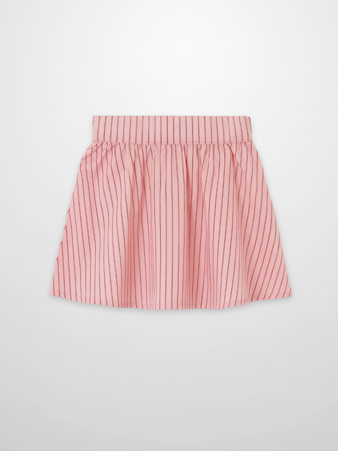 Striped Cotton Skirt - Pink