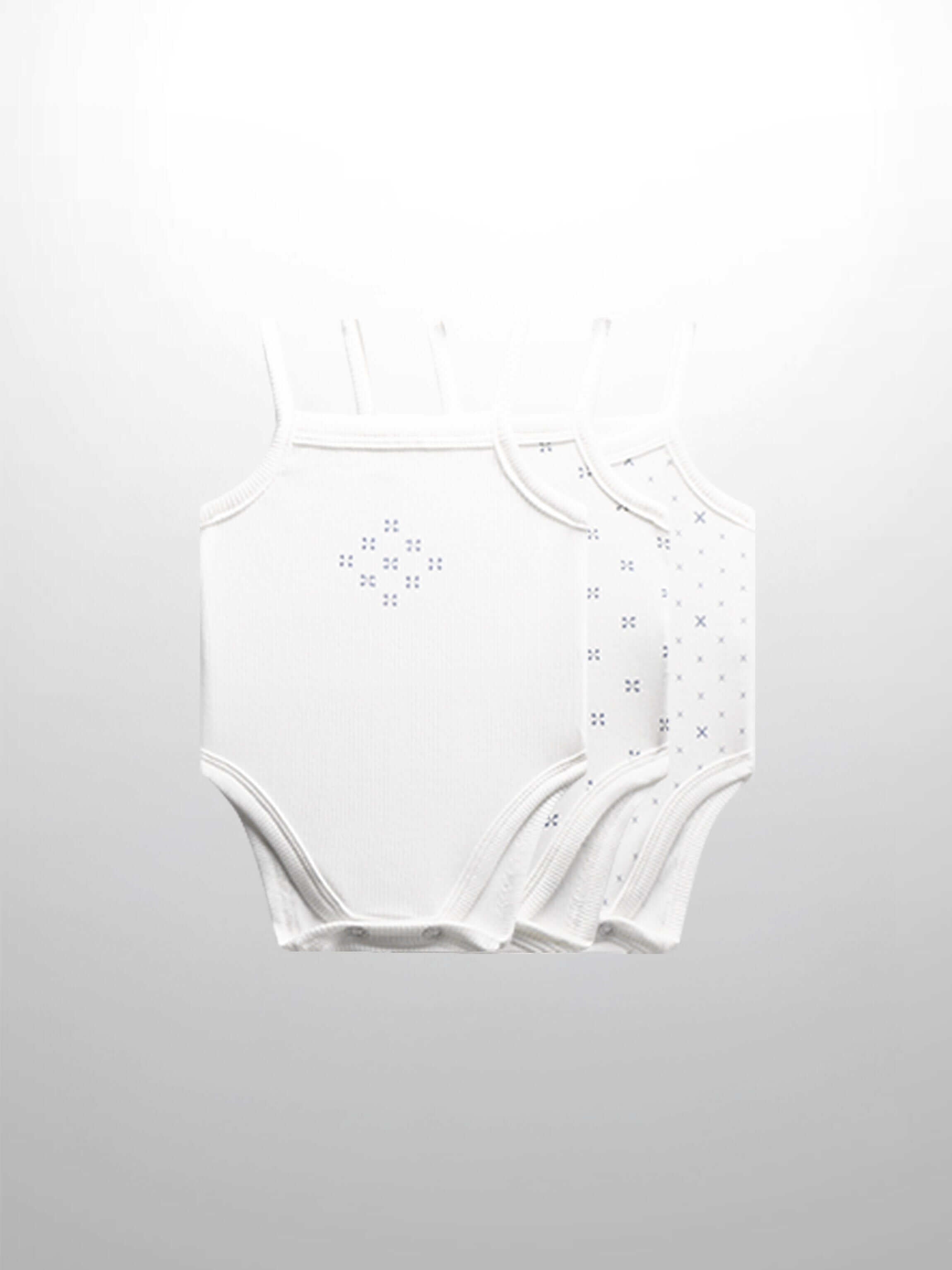Diamond undershirts - 3 Pack- Blue