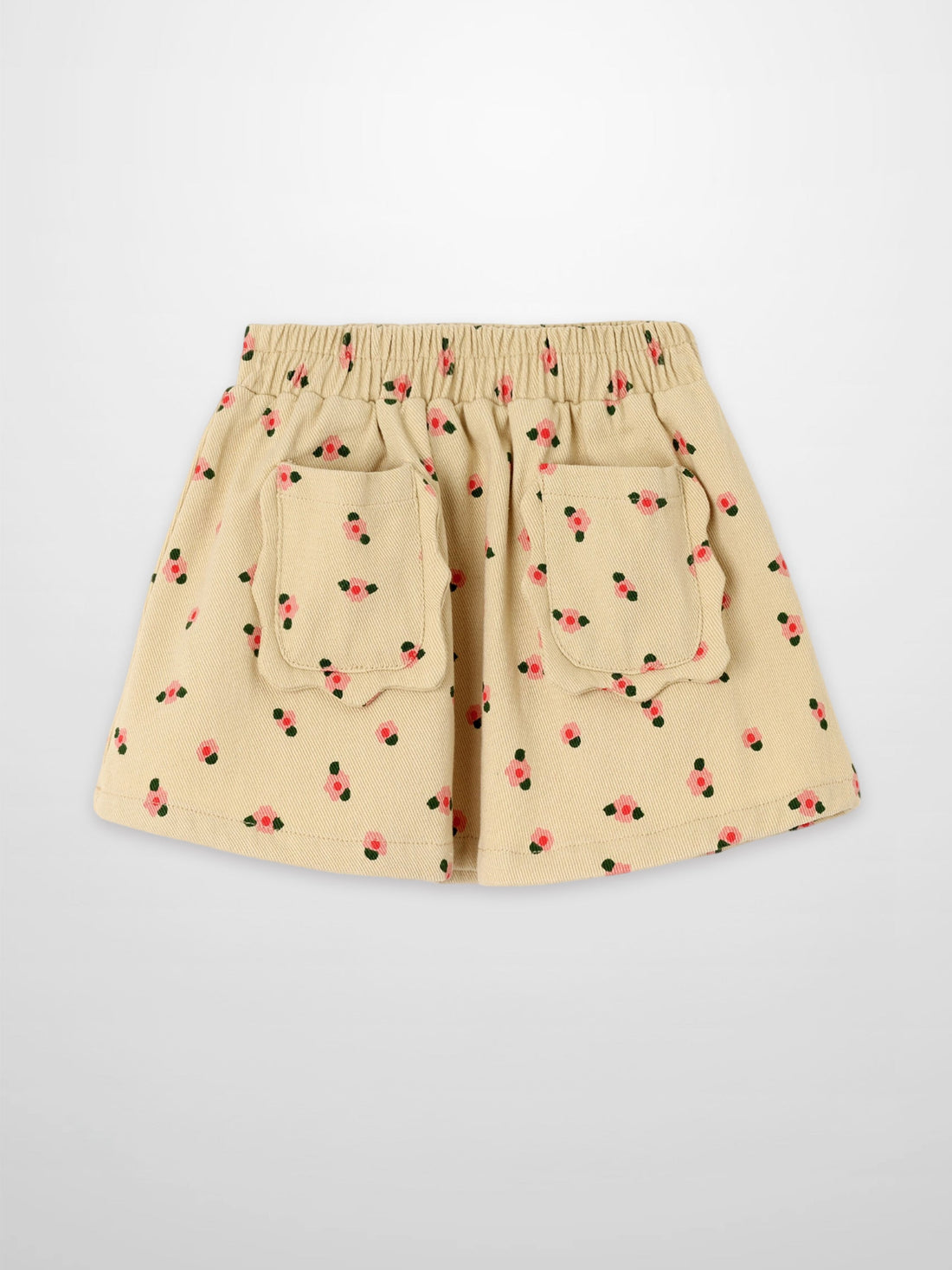 Tan Floral Skirt