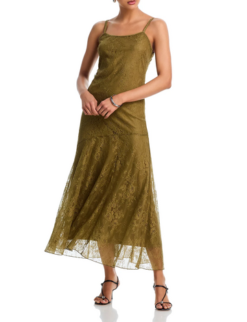 Veera Dress, Gothic Olive