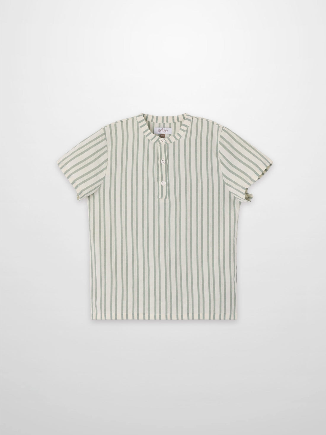 Green Striped Shirt