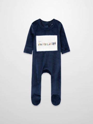 Animal Band Stretchy - Navy
