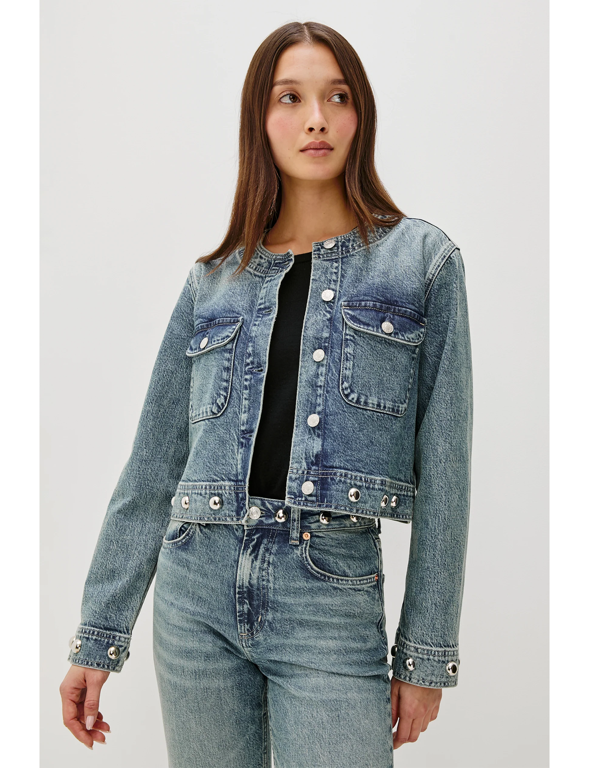 Capistrano Studded Jacket, Desert Sky