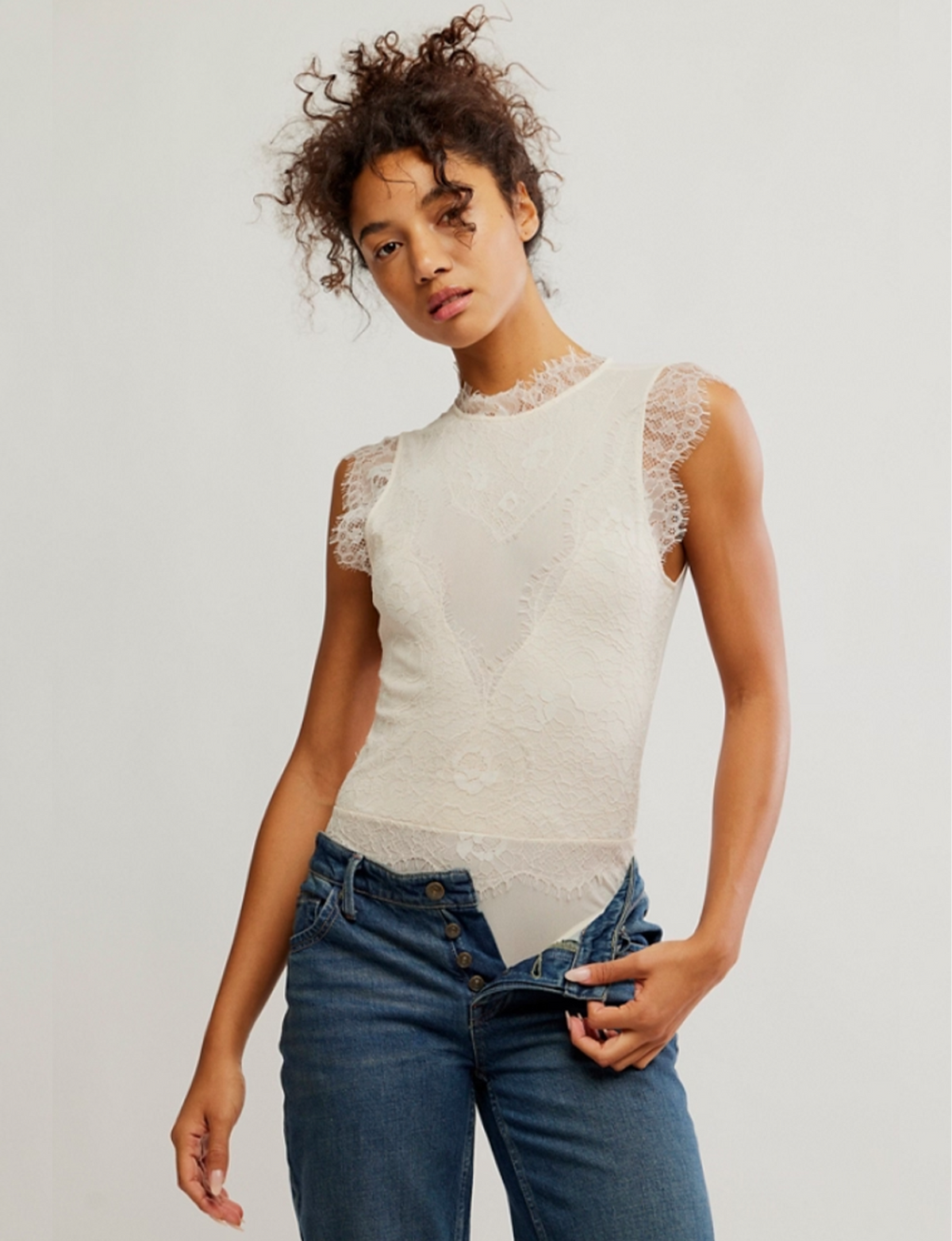 Sweet Nothings Bodysuit, Tea