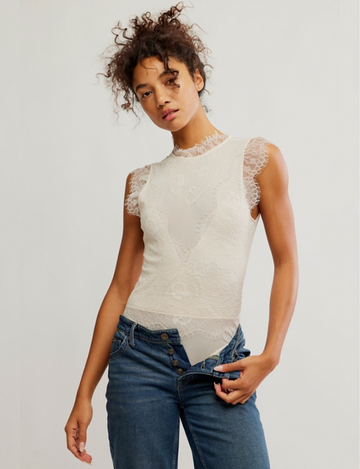 Sweet Nothings Bodysuit, Tea