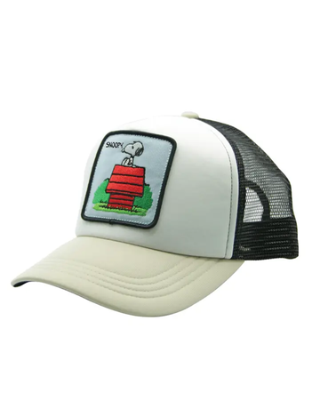 Peanuts Mesh Trucker Hat, Snoopy's Dog House