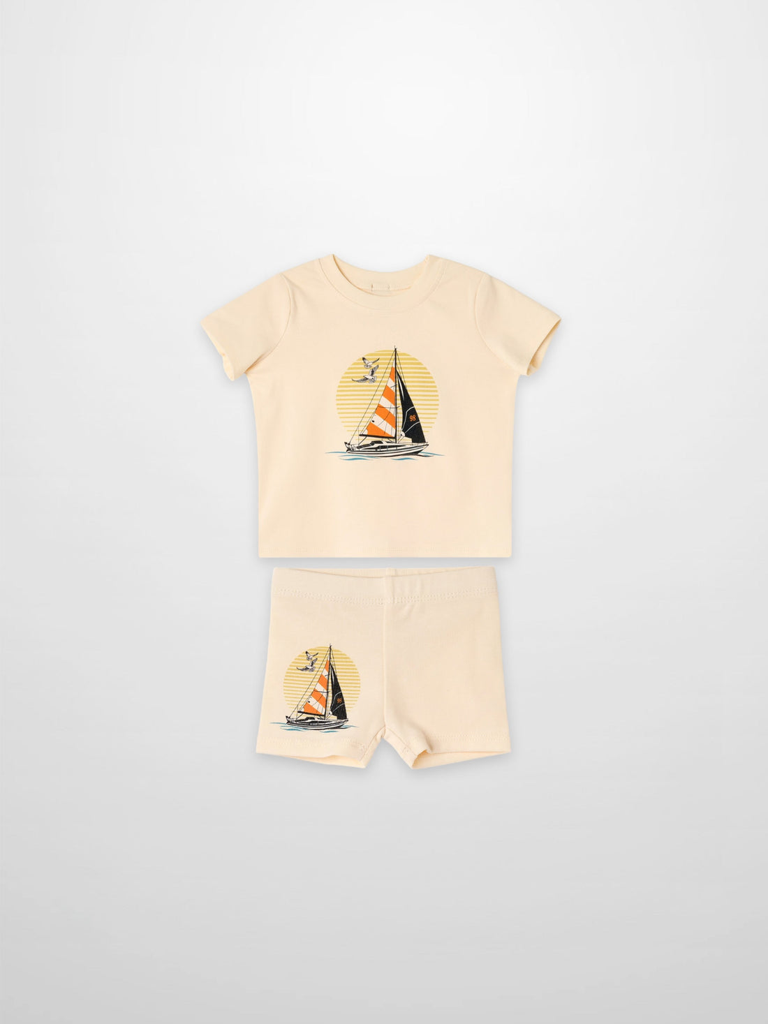 Golden Sail Shorts Set