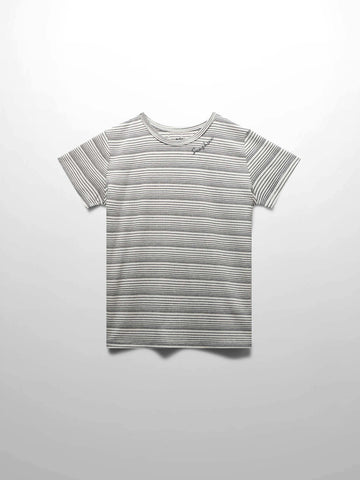 Black Striped  Boxy T-Shirt