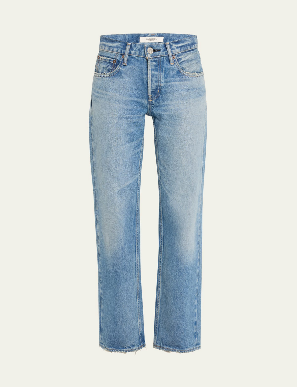 Cheval Low Rise Straight, Light Blue