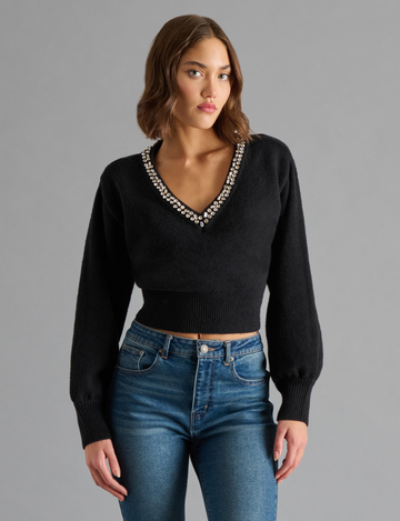 Evilyn Sweater, Black