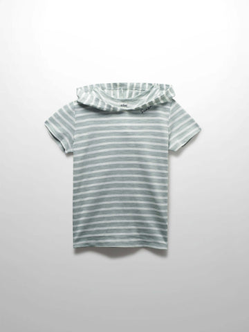 Striped Short Sleeve T-Shirt - Pastel Green